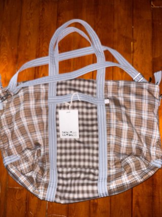 Bolso Zara Marrón Multicolor bad bunny con caja