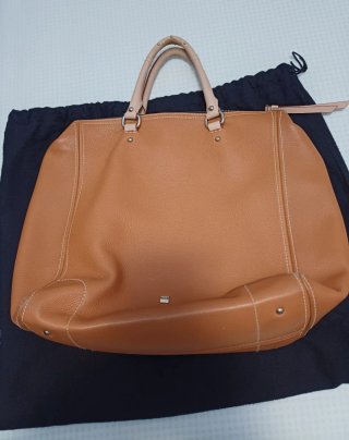 Bolso Purificación García color cuero.