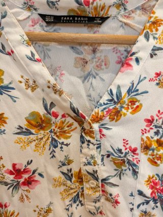 Camisa Zara floral