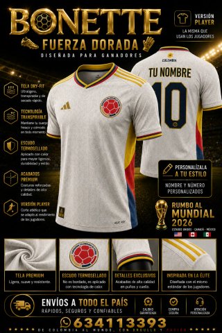 Camiseta de fútbol Colombia Adidas