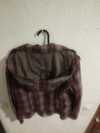 Chaqueta Xdye de cuadros con capucha