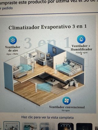 Climatizador Taylor Sweden Evaporativo Humidificad