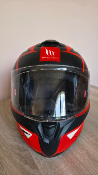 Casco MT Targo Talla L Negro/Rojo