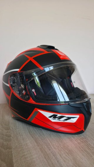 Casco MT Targo Talla L Negro/Rojo
