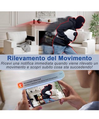 Mini Telecamera Spia HD 1080p Nascosta