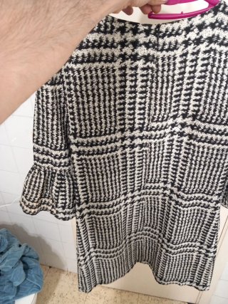 Vestido Zara Manga Francesa Talla S