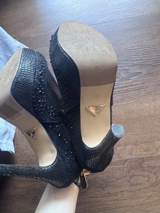Tacchi Laura Biagiotti neri con strass