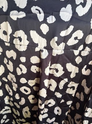 Blusa Zara Estampada Animal Print Talla M
