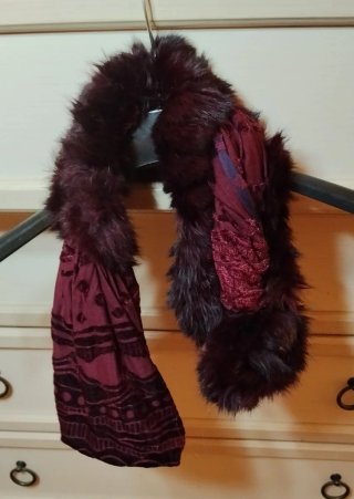 Sciarpa Bordeaux