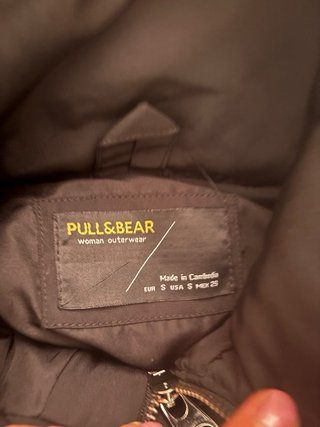 Abrigo negro oversize