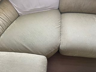 Sofá modular 6 plazas + 2 puffs