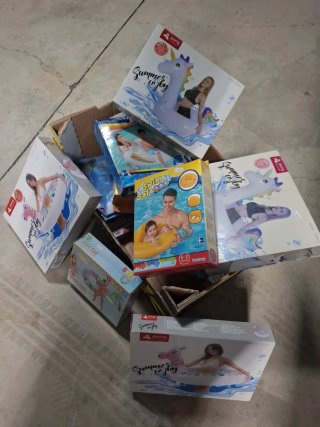 Lote de flotadores para piscina