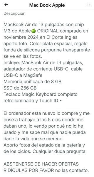 MacBook Air Plata