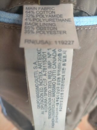 Chaqueta cazadora hombre marrón