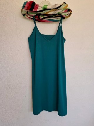Vestido Desigual Multicolor Rayas