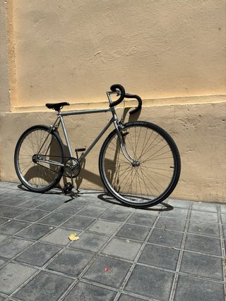 Bicicleta Fixie/Carretera Gris