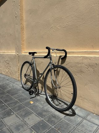 Bicicleta Fixie/Carretera Gris