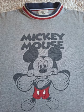 Camiseta Mickey Mouse El Ganso Gris