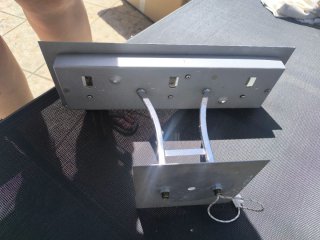 Lámpara de techo moderna cristal y metal