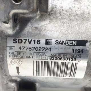 COMPRESOR AIRE ACONDICIONADO DACIA DACIA LOGAN 2005-2012
