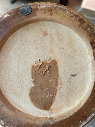 Vaso Satsuma Beige e Oro