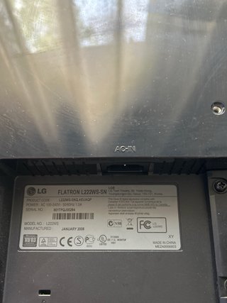 Monitor LG Flatron L222WS 22 Plata