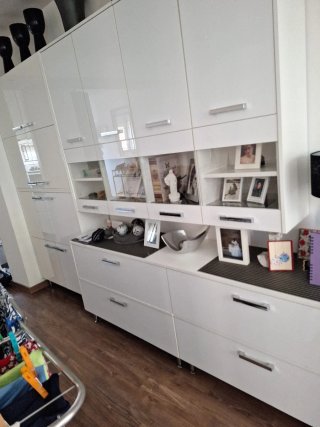 Mueble comedor blanco lacado 3,07m