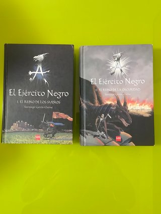 EL EJERCITO NEGRO - 2 LIBROS - LITERATURA JUVENI