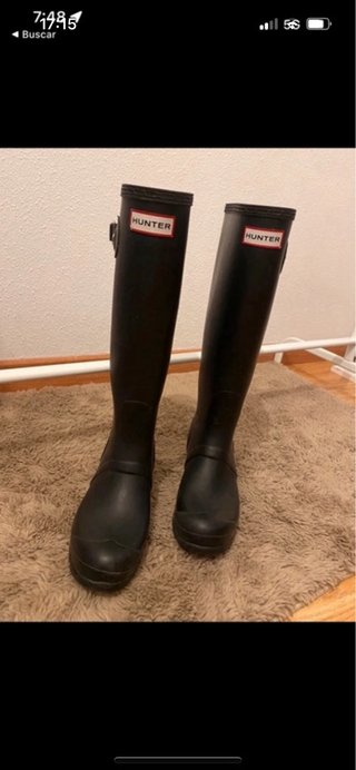 Botas Hunter Negras Mujer