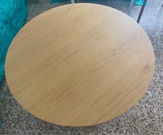Mesa Comedor Redonda Roble 120cm Noryk Home