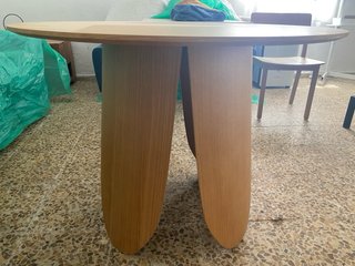 Mesa Comedor Redonda Roble 120cm Noryk Home