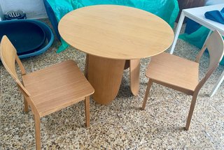 Mesa Comedor Redonda Roble 120cm Noryk Home