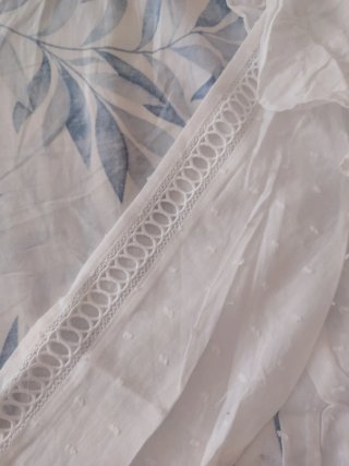 Blusa Zara Blanca Talla XS