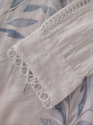 Blusa Zara Blanca Talla XS