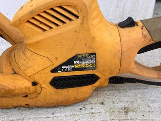 Tagliasiepi elettrico giallo