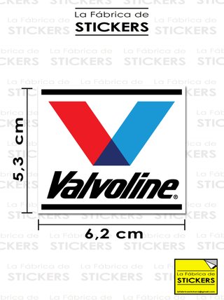 Pegatina CASTROL Vinilo impreso Alta calidad 15cm