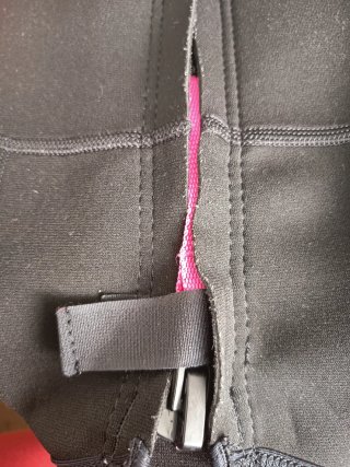 Neopreno Tribord corto rosa y negro