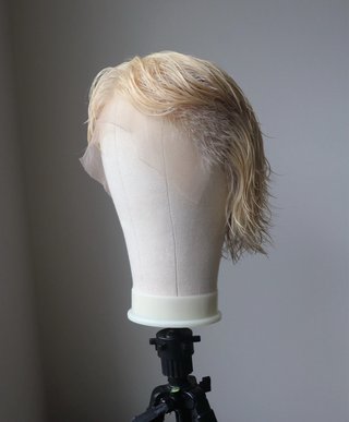 Peluca Mullet Hombre Rubio