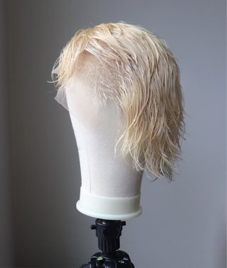 Peluca Mullet Hombre Rubio