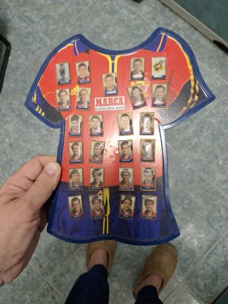 Camiseta Plástico Eurocopa 2000 Jugadores