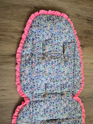 Colchoneta Bugaboo Butterfly Floral Rosa fluor