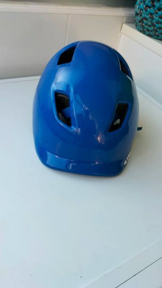 Casco bici infantil azul