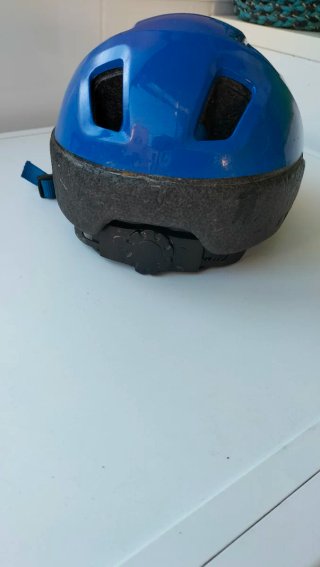 Casco bici infantil azul