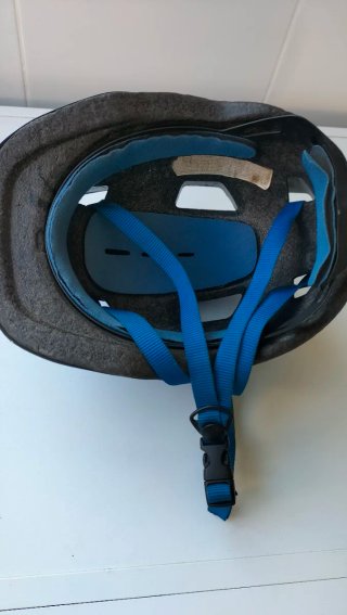 Casco bici infantil azul