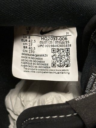 Nike Air Force 1 Zapatillas Negras Plata