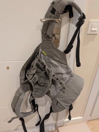 Mochila Portabebés Boba Classic - Gris