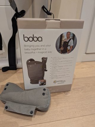 Mochila Portabebés Boba Classic - Gris