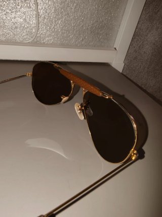 Occhiali da sole RayBan 3422Q Aviator Craft Pelle