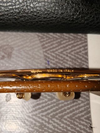 Occhiali da sole RayBan 3422Q Aviator Craft Pelle
