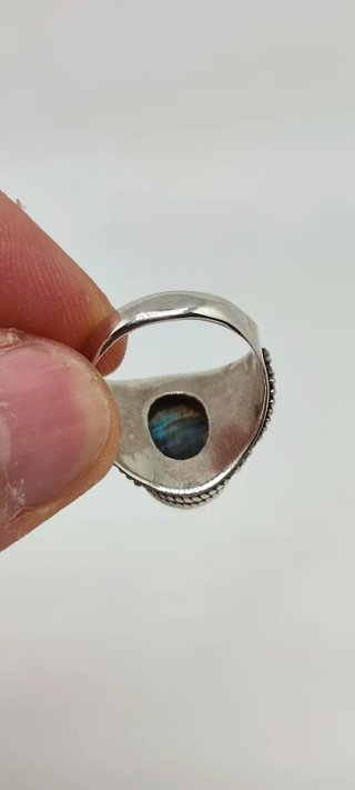 Anillo de Plata y Labradorita.